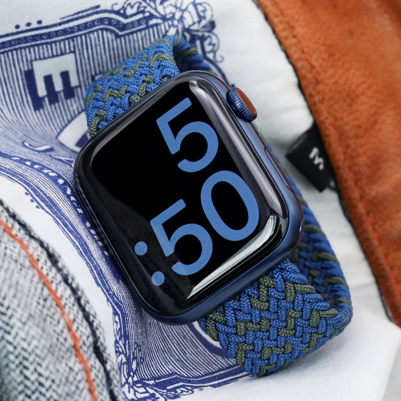 Apple Watch Braided Loop Strap Band Double Color Apple Watch Braided Loop Strap Band Double Color